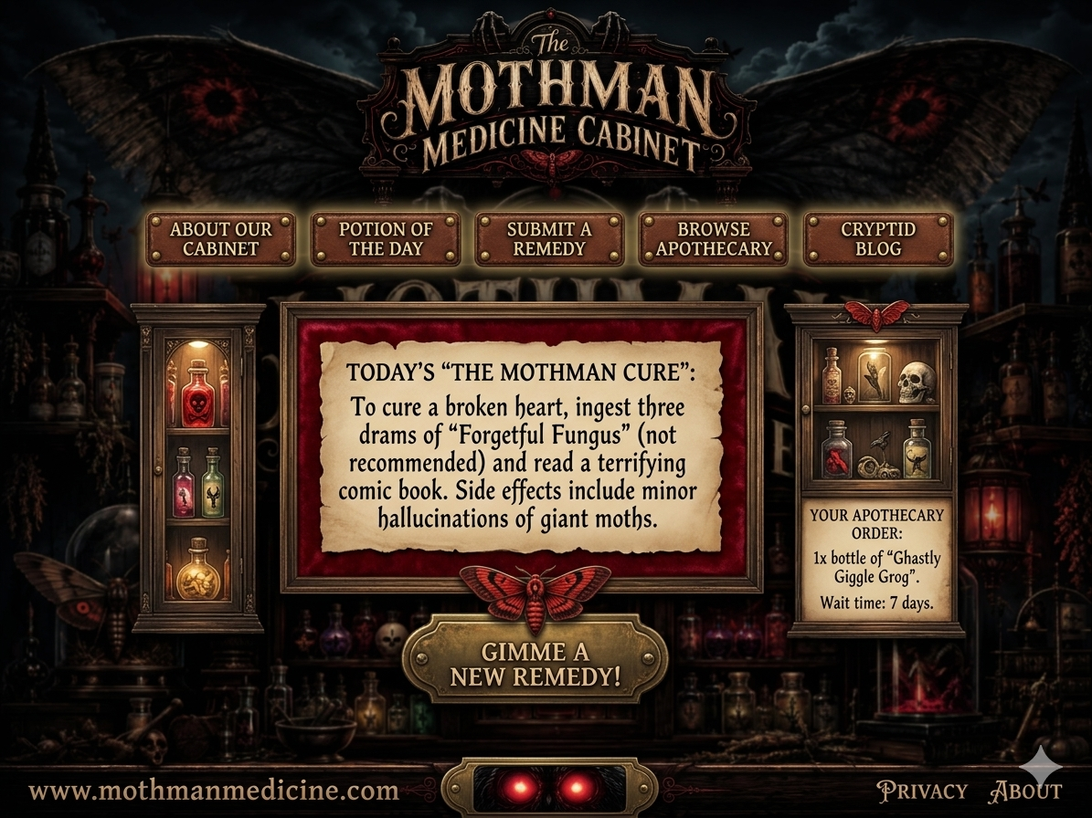 Mothman Apothecary Interface
